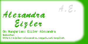 alexandra eizler business card